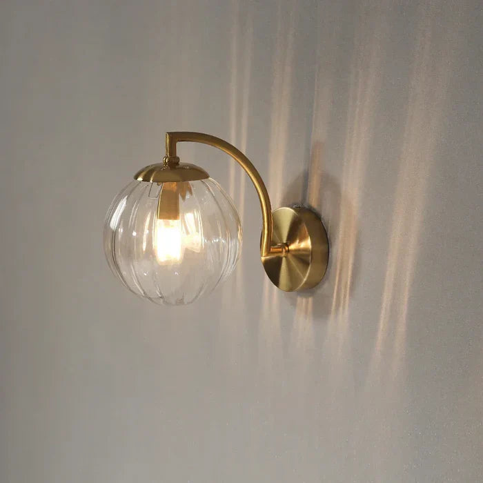 IllumeSphere - Lámpara de pared de vidrio moderna para una atmósfera iluminada