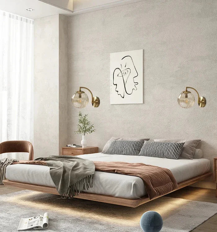IllumeSphere - Lámpara de pared de vidrio moderna para una atmósfera iluminada