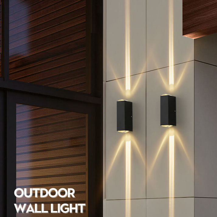 Aplique LED Exterior Rectangular Moderno - Impermeable