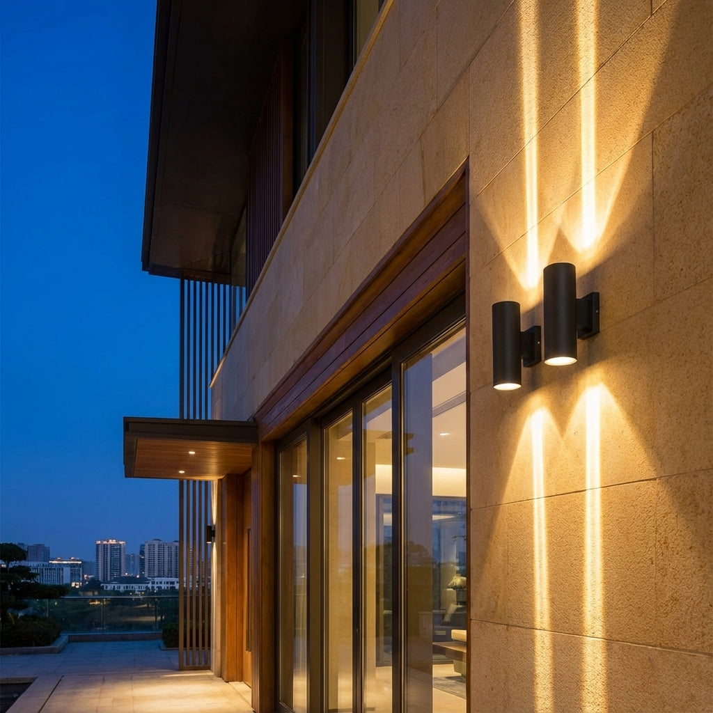 Aplique LED Exterior Rectangular Moderno - Impermeable