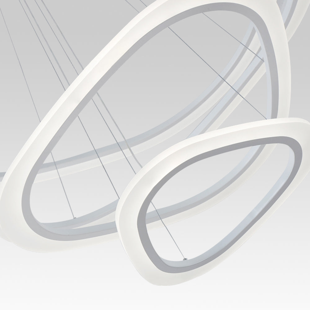 Lámparas Colgantes LED Modernas de 3 Anillos