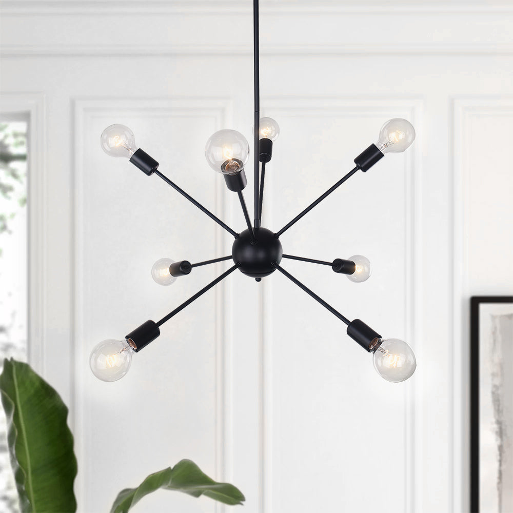 Moderno Candelabro Sputnik de Estilo Medio Siglo