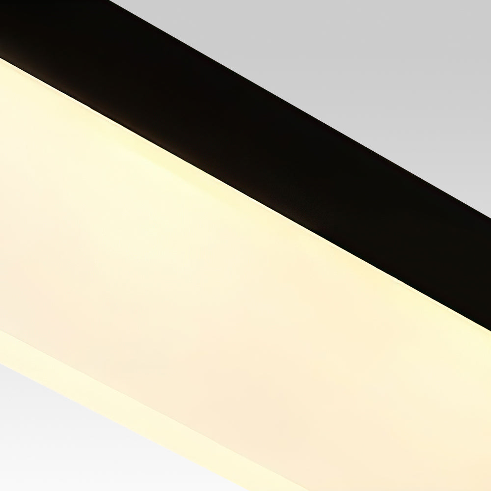 Lámparas Colgantes Led Rectangulares Modernas Minimalistas