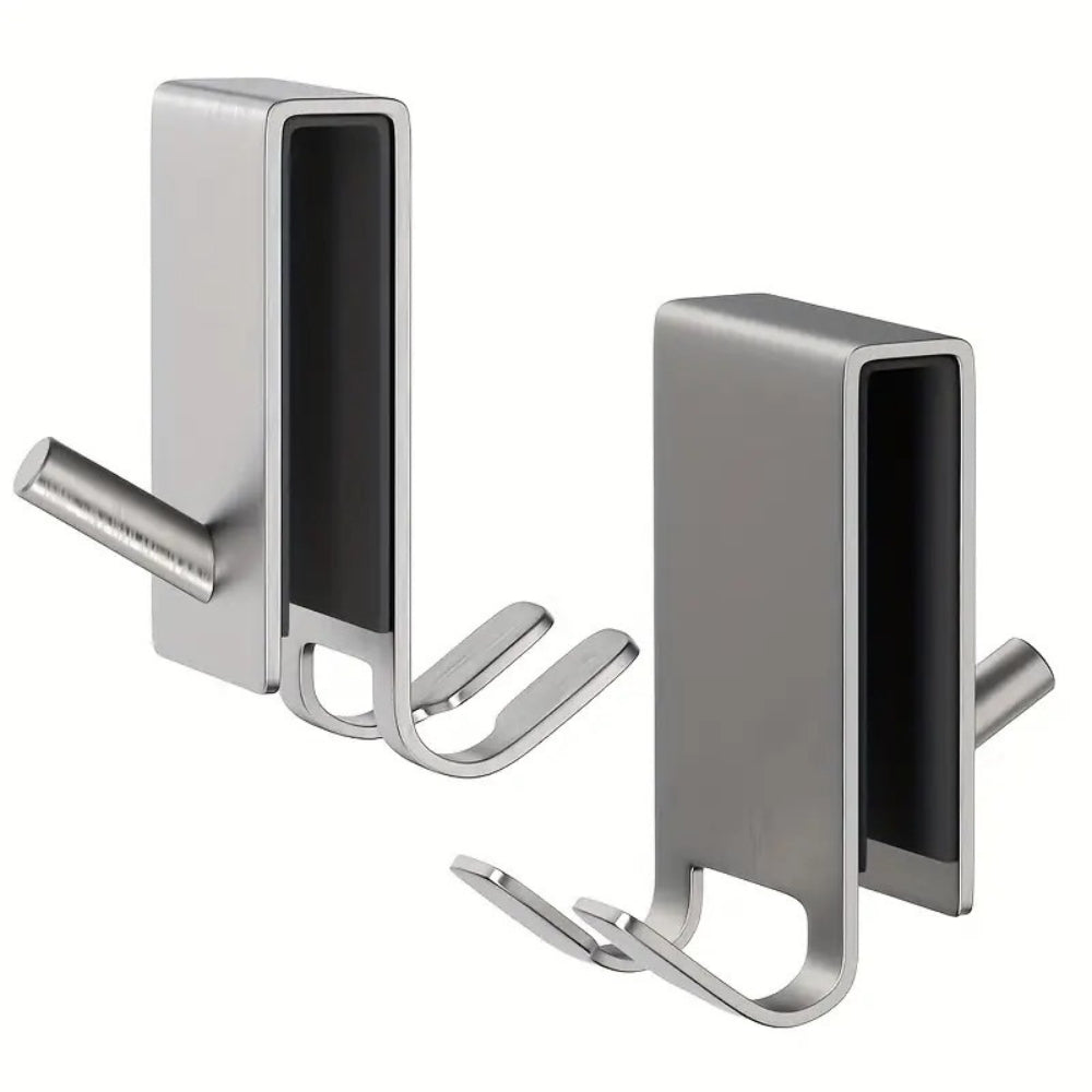 Ganchos de Puerta de Ducha de Acero Inoxidable en Cristal