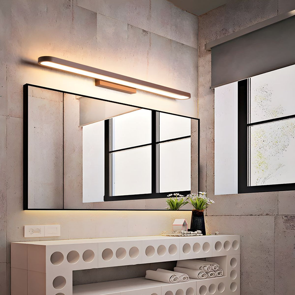 Luz de Pared LED Acrílica Moderna - Aplique Minimalista para Baño