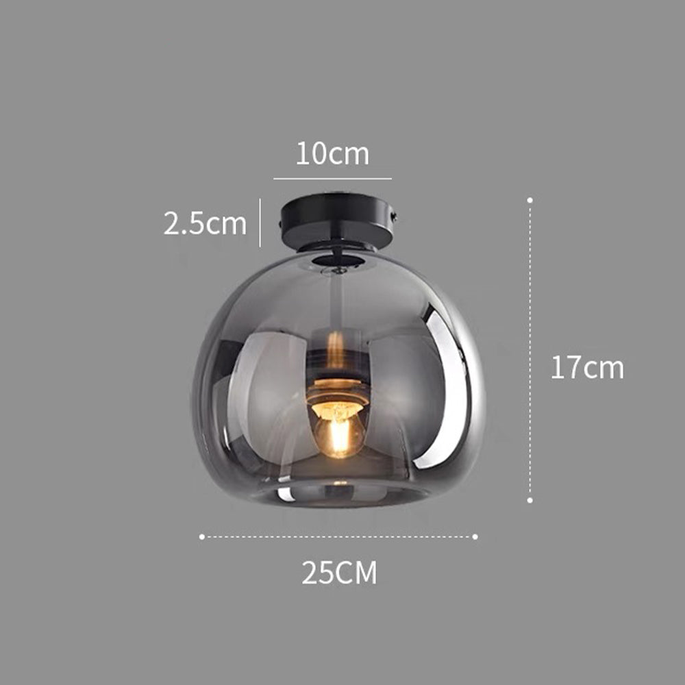 Lámpara de Techo Moderna de Cobre para Pasillo y Sala de Estar