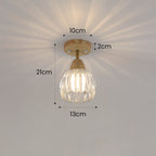 Moderna Luz de Techo y Pared de Vidrio para Comedor o Pasillo