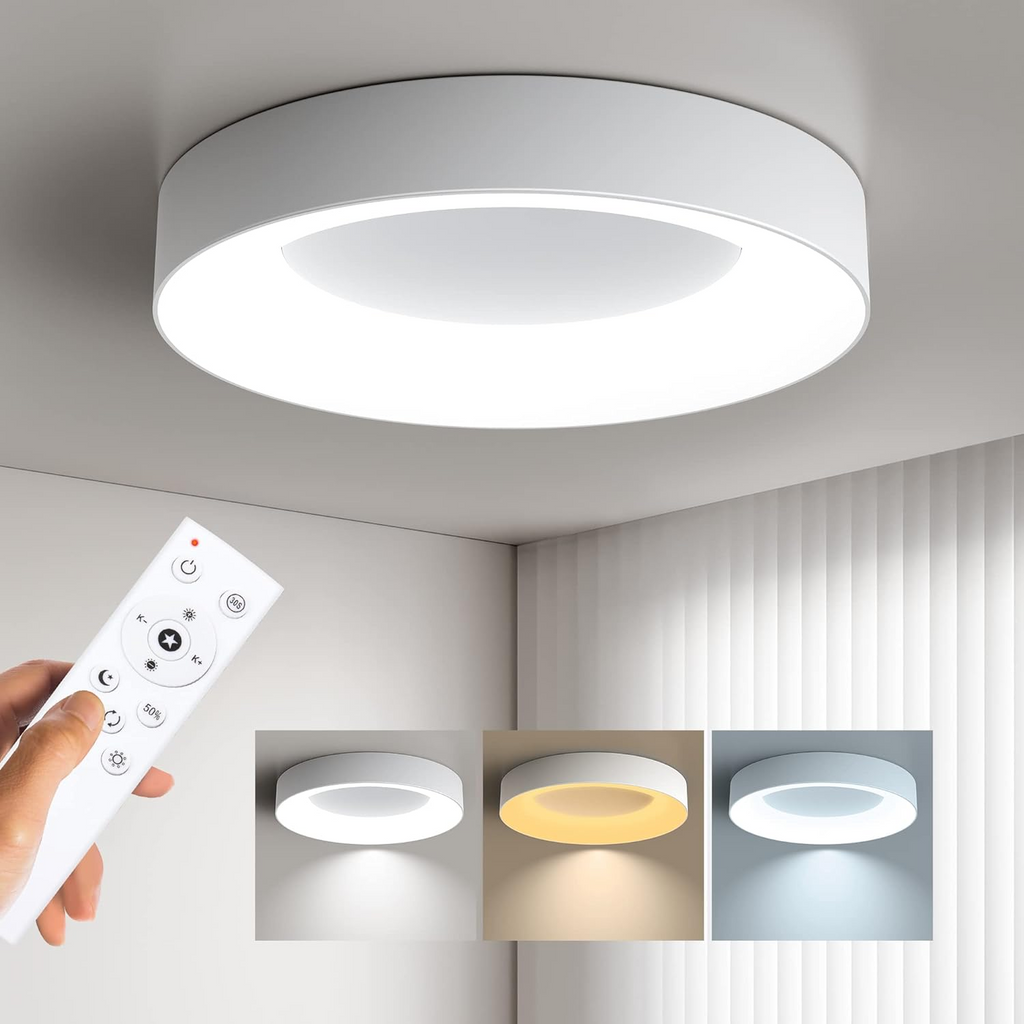 Luz de Techo LED Moderna de Montaje Empotrado - Diseño Minimalista y Energéticamente Eficiente