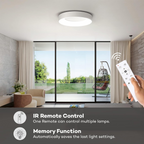 Luz de Techo LED Moderna de Montaje Empotrado - Diseño Minimalista y Energéticamente Eficiente