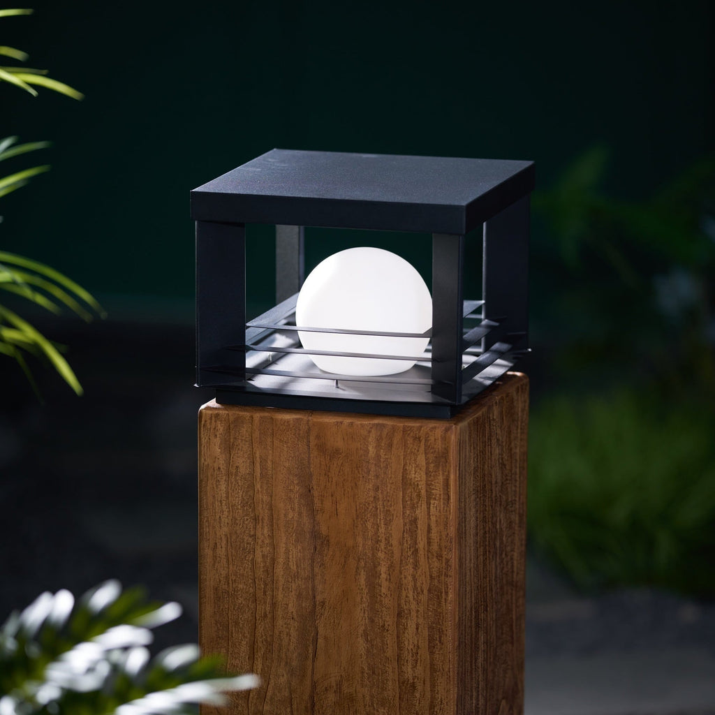 Lámpara de Pilar Moderna para Exterior – Iluminación LED a Prueba de Agua para Caminos y Paisajes