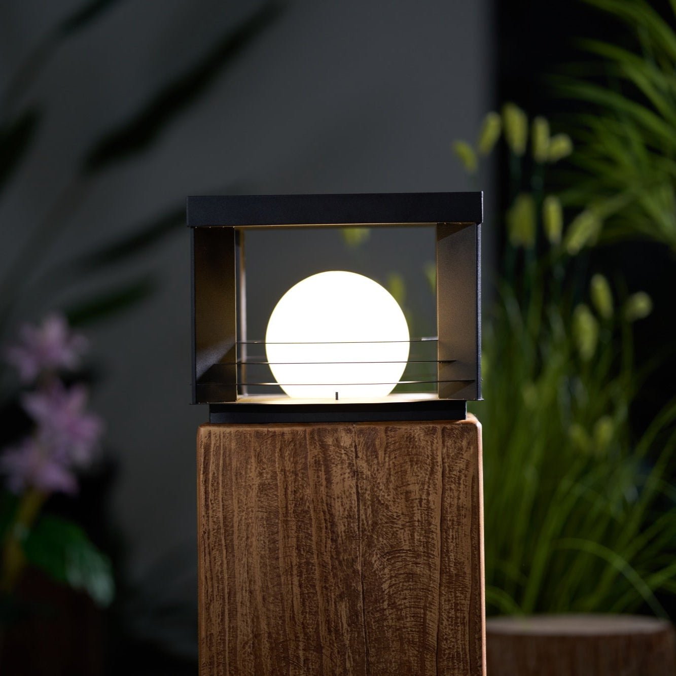 Lámpara de Pilar Moderna para Exterior – Iluminación LED a Prueba de Agua para Caminos y Paisajes