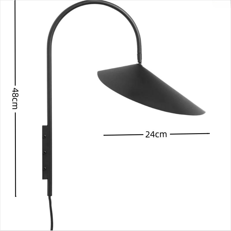 Lámpara de Pared de Pétalos Modernos - Aplique de Pared Ajustable para un Ambiente Acogedor