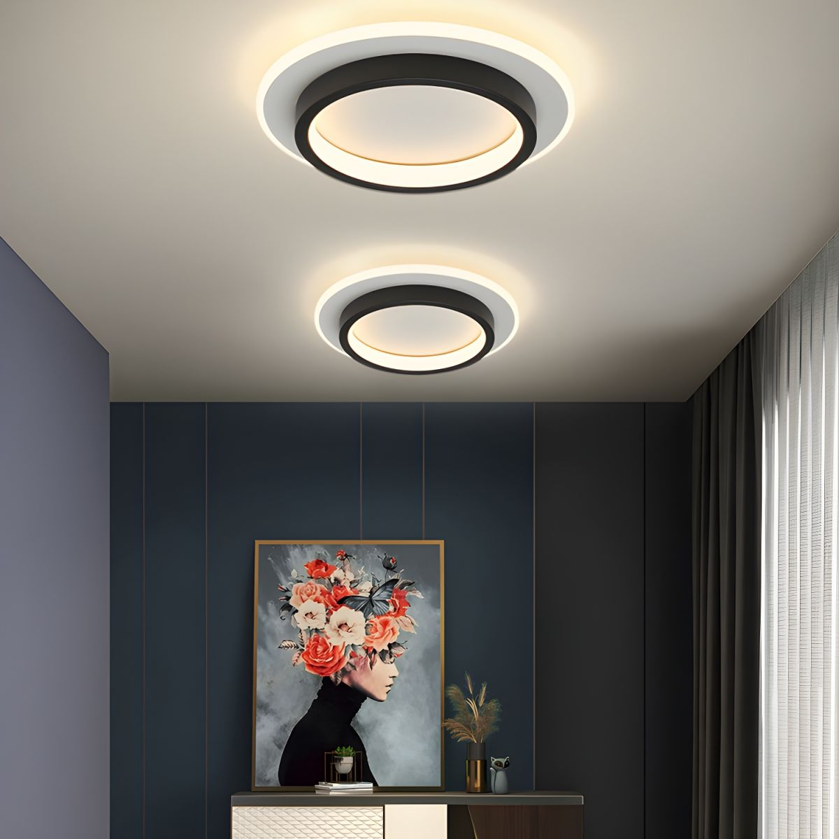 Luz de Techo Redonda Moderna con Difusor Acrílico LED