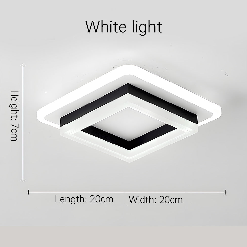 Luz de Techo Cuadrada Moderna - Iluminación LED Eficiente en Energía