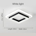 Luz de Techo Cuadrada Moderna - Iluminación LED Eficiente en Energía