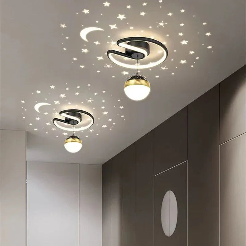 StarGlow – Lámpara de techo LED moderna con efecto de cielo estrellado regulable y suave brillo
