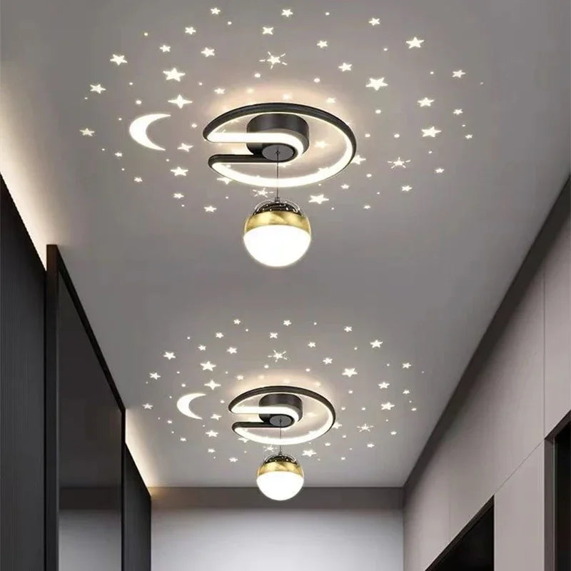 StarGlow – Lámpara de techo LED moderna con efecto de cielo estrellado regulable y suave brillo