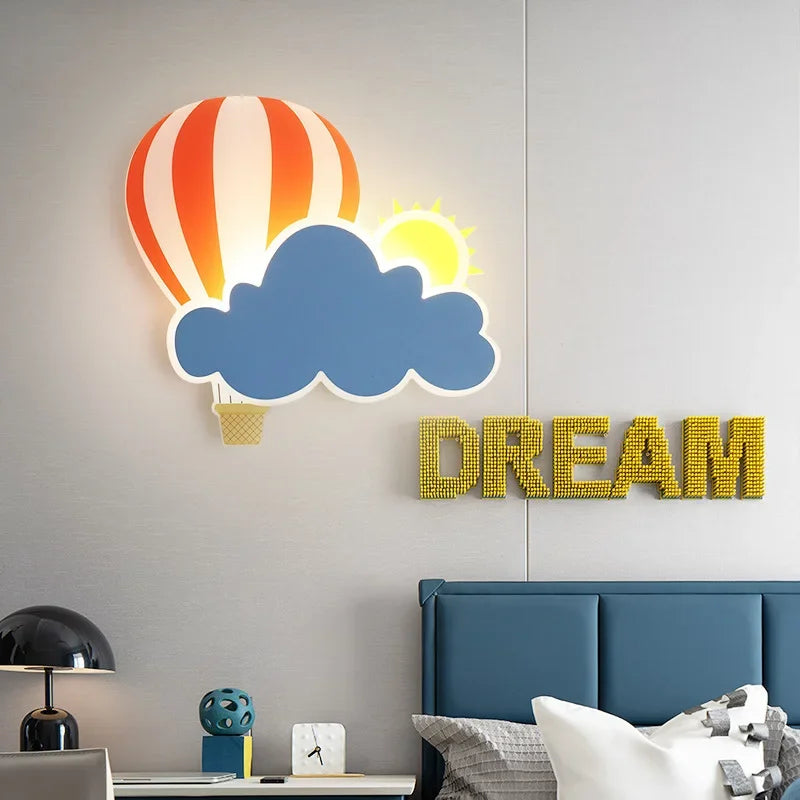 ShineTales - lámpara de pared LED juguetona para habitaciones acogedoras y luminosas