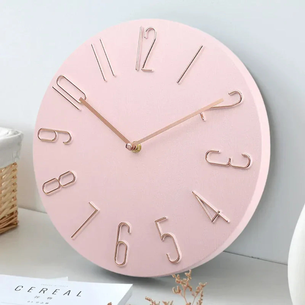 Reloj de Pared Moderna Diseño Minimalista Silencioso