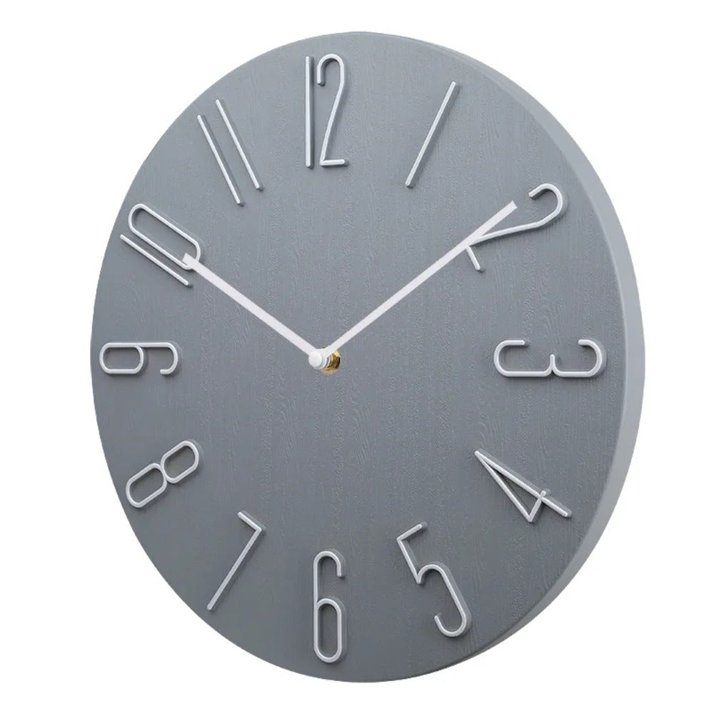 Reloj de Pared Moderna Diseño Minimalista Silencioso