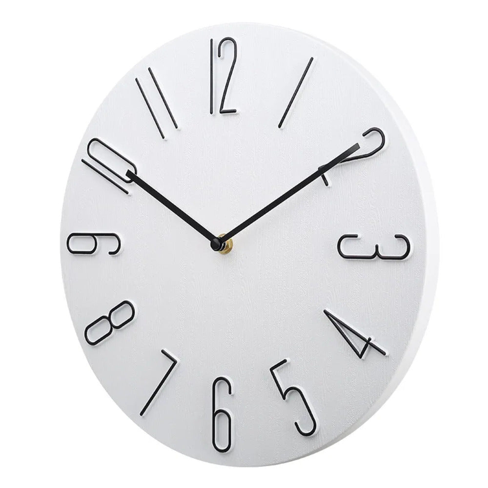 Reloj de Pared Moderna Diseño Minimalista Silencioso
