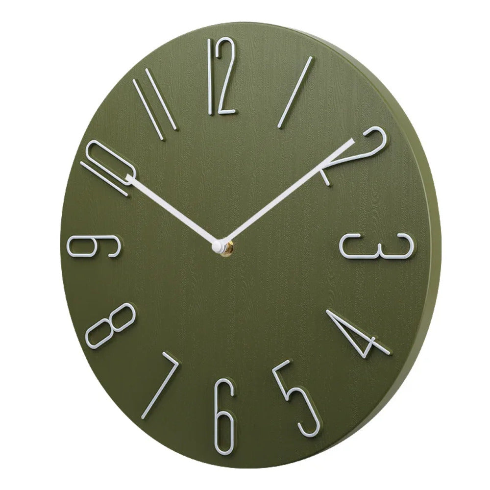 Reloj de Pared Moderna Diseño Minimalista Silencioso
