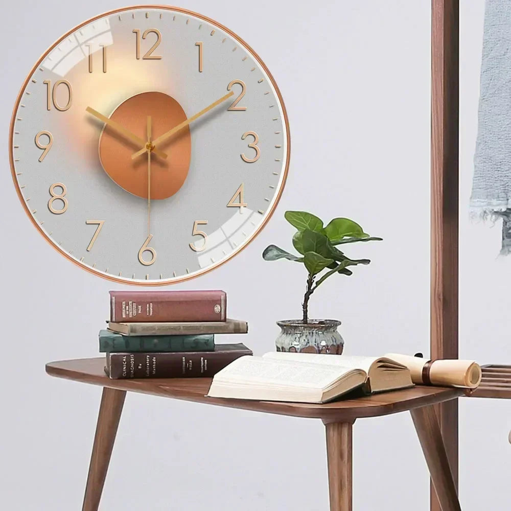 Reloj de Pared Moderno con Diseño Minimalista