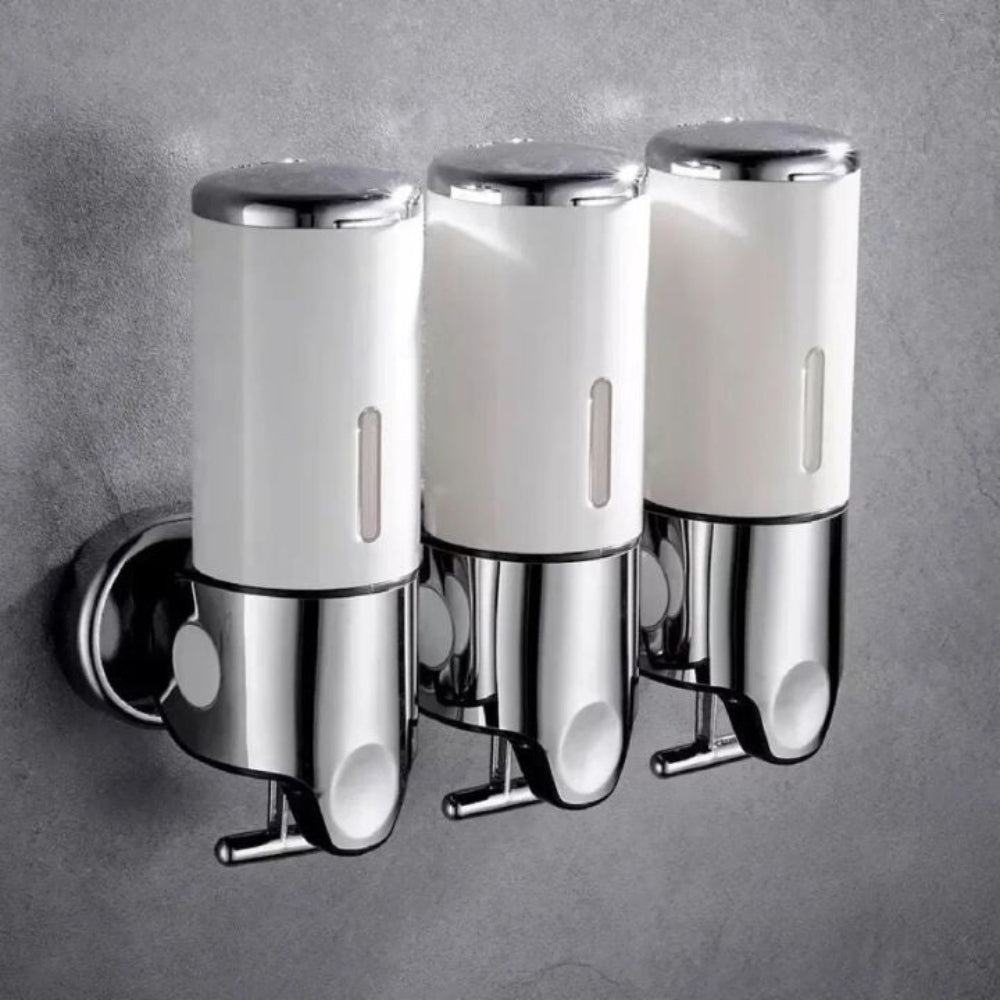 Lisslune | Dispensador de Jabón Montado en la Pared Moderno – Accesorio de Baño Elegante para Jabón Líquido, Loción o Desinfectante