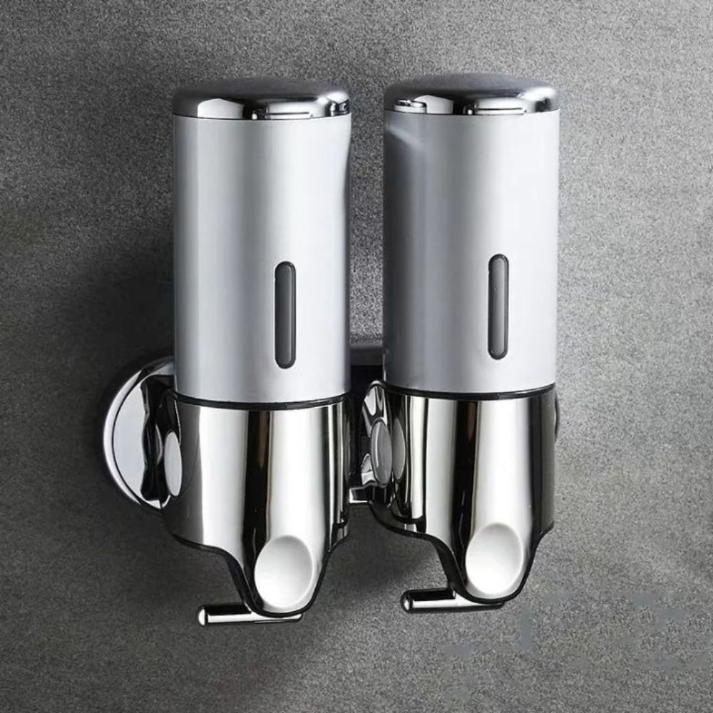 Lisslune | Dispensador de Jabón Montado en la Pared Moderno – Accesorio de Baño Elegante para Jabón Líquido, Loción o Desinfectante