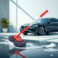 Cepillo de lavado de coches con mango telescópico