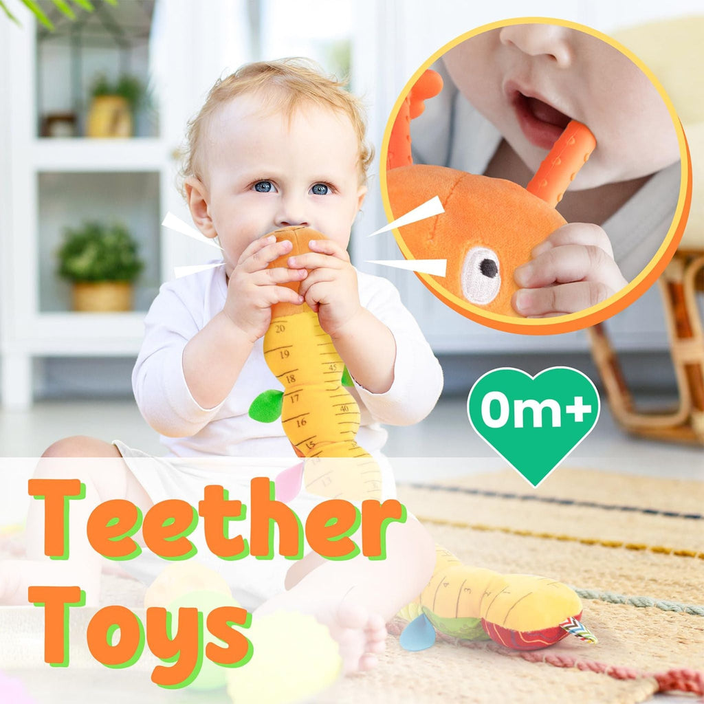 Oruga Musical de Peluche - Interactiva y Suave