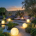 Lámpara de Luna para Exterior Lunara | Luz LED de Jardín Recargable por USB Resistente a la Intemperie