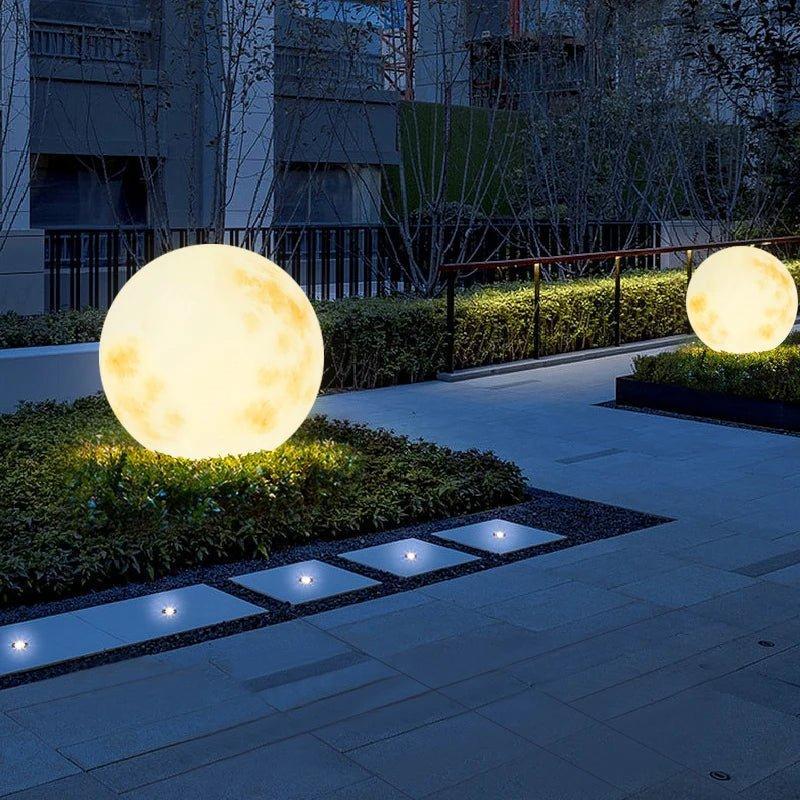 Lámpara de Luna para Exterior Lunara | Luz LED de Jardín Recargable por USB Resistente a la Intemperie