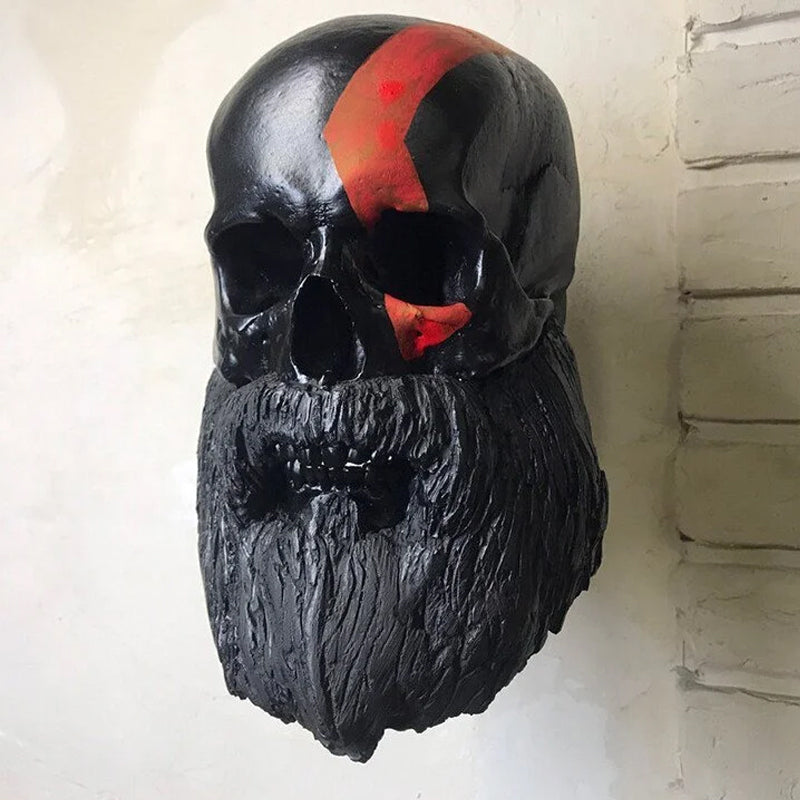 Soporte para Casco de Motocicleta con Forma de Calavera