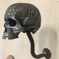 Soporte para Casco de Motocicleta con Forma de Calavera