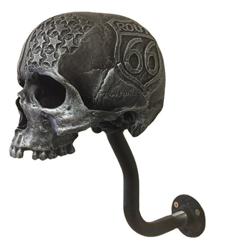 Soporte para Casco de Motocicleta con Forma de Calavera