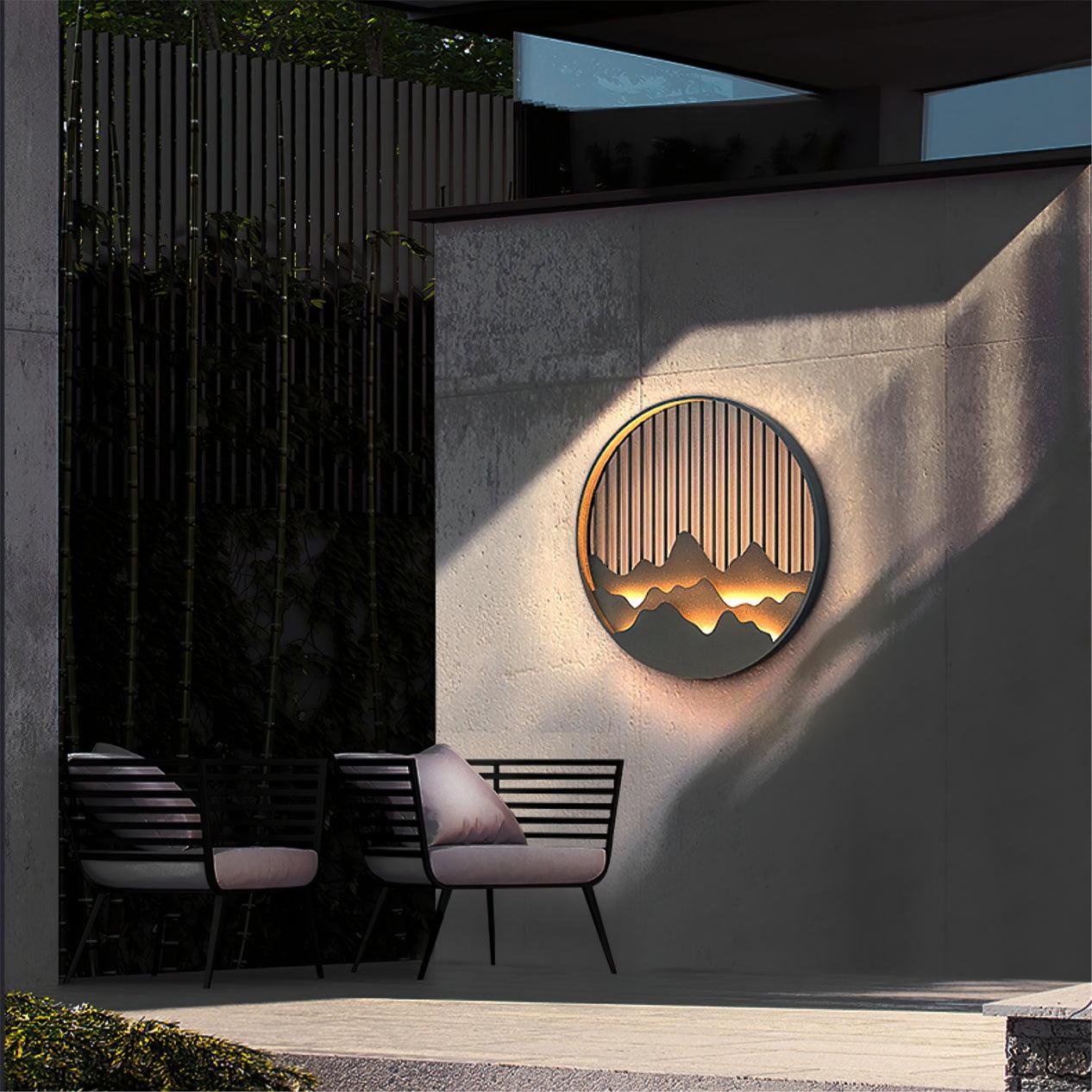 Montira | Aplique LED con motivo montañoso