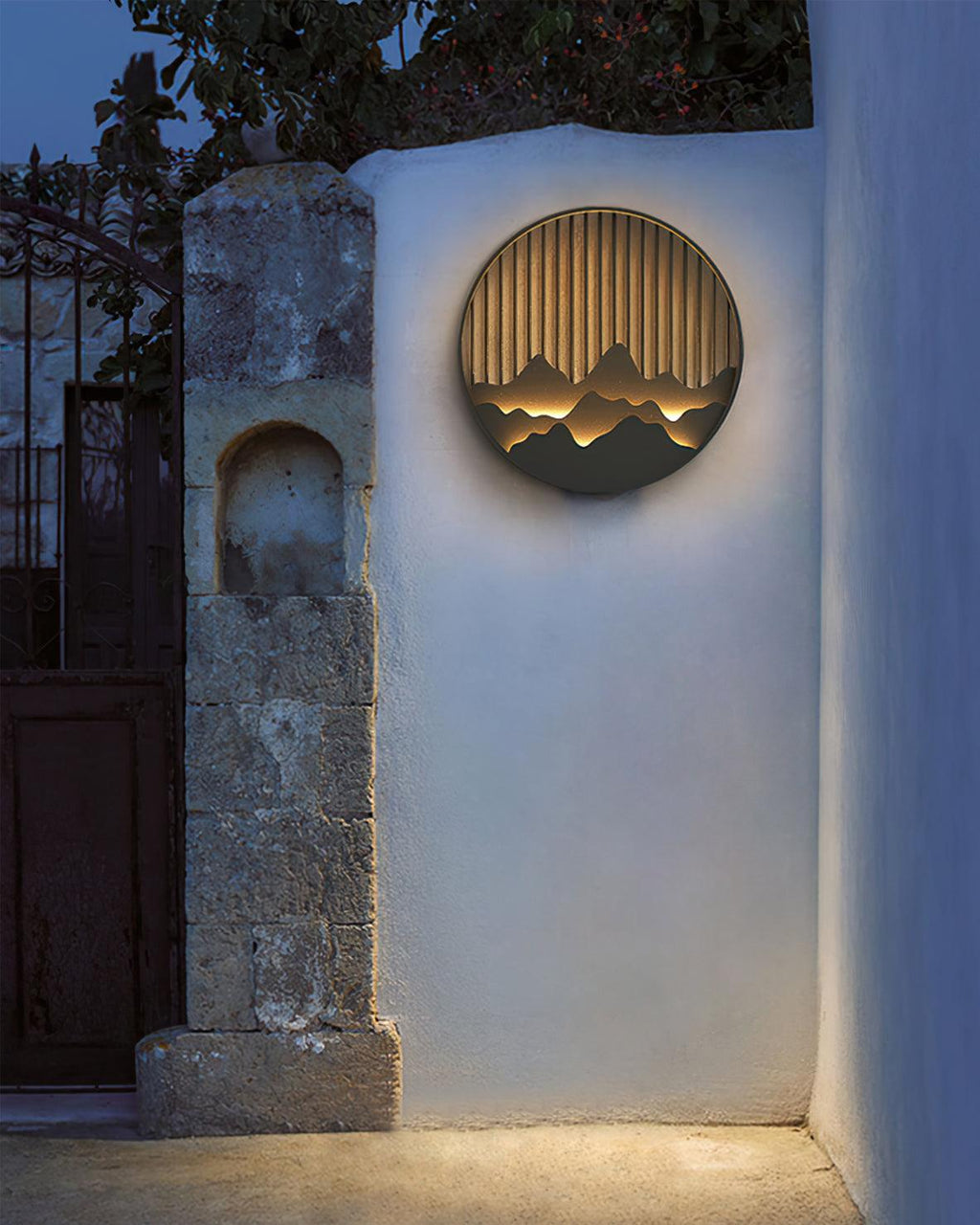 Montira | Aplique LED con motivo montañoso