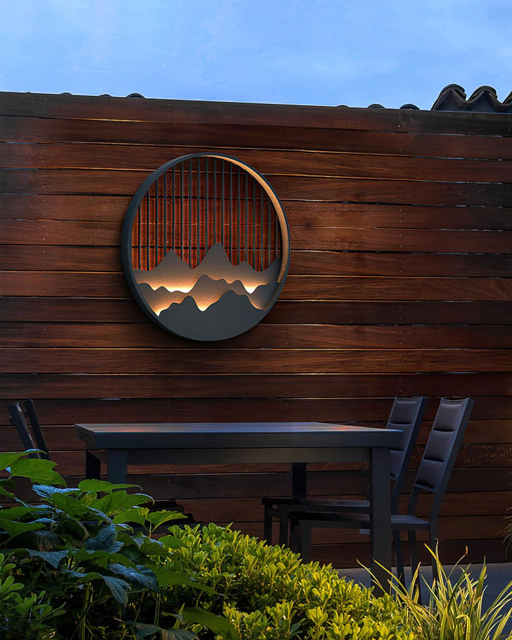 Montira | Aplique LED con motivo montañoso