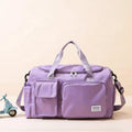 Bolsa de viaje multi-bolsillos, duffle deportiva y de gimnasio con compartimento separado para zapatos