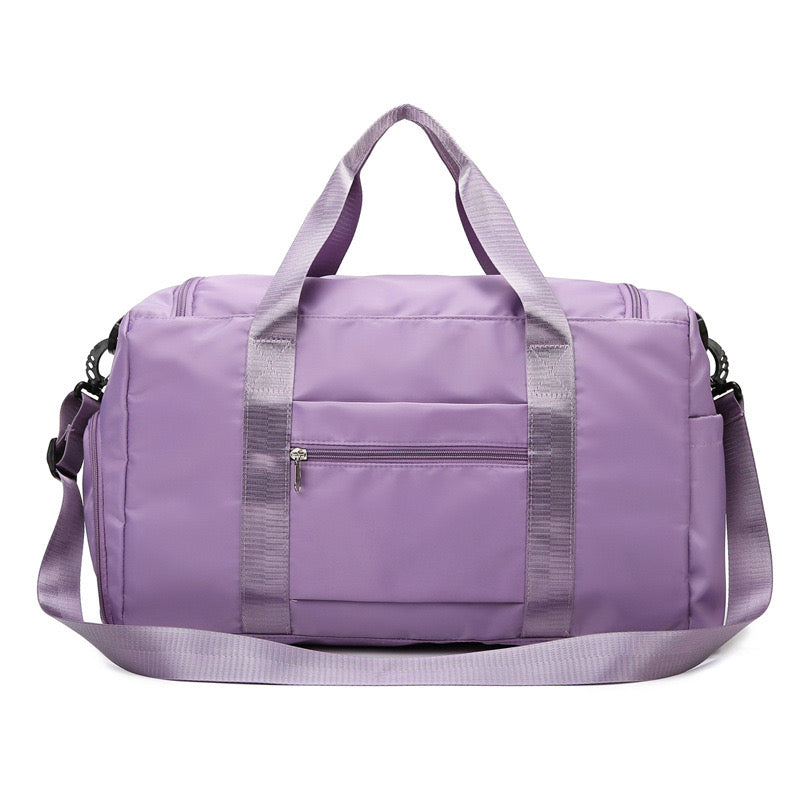 Bolsa de viaje multi-bolsillos, duffle deportiva y de gimnasio con compartimento separado para zapatos