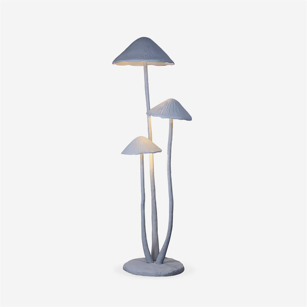 Lámpara de Pie Escultural en Forma de Hongo – Luz LED Moderna para Espacios Habitables