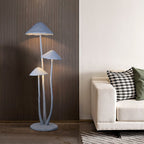 Lámpara de Pie Escultural en Forma de Hongo – Luz LED Moderna para Espacios Habitables