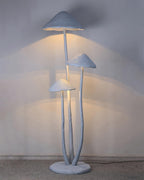 Lámpara de Pie Escultural en Forma de Hongo – Luz LED Moderna para Espacios Habitables