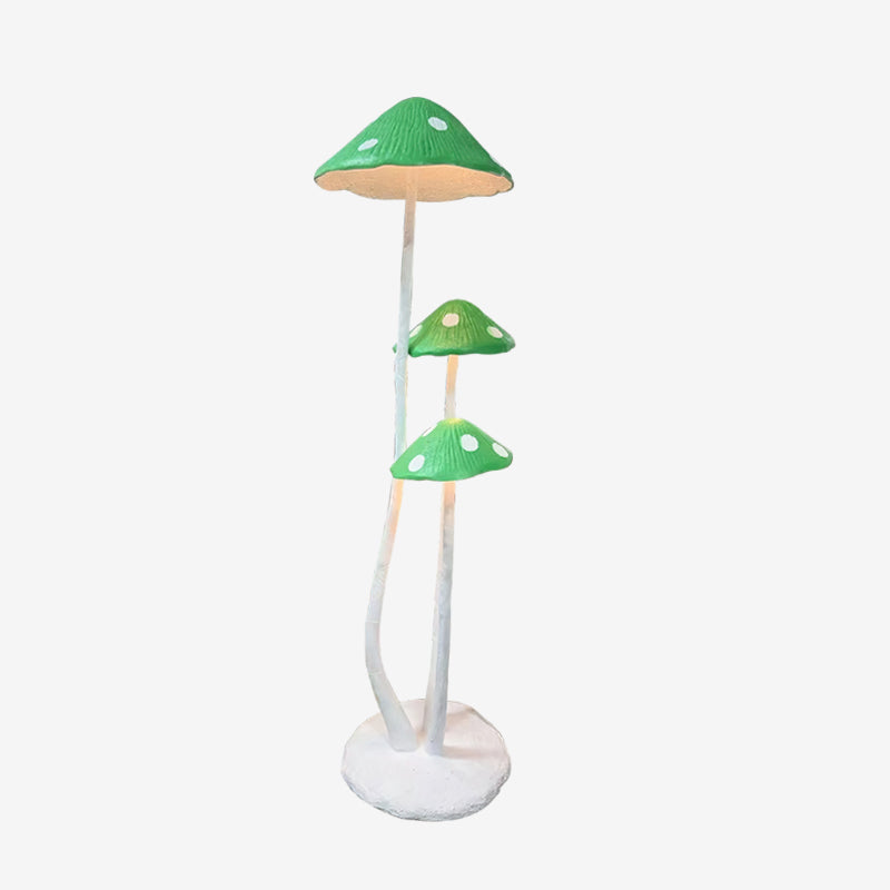 Lámpara de Pie Escultural en Forma de Hongo – Luz LED Moderna para Espacios Habitables