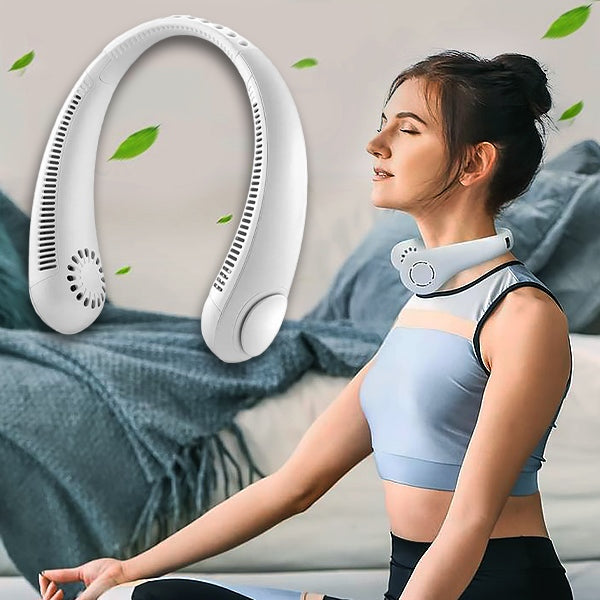 Ventilador de Cuello Inalámbrico Moderno