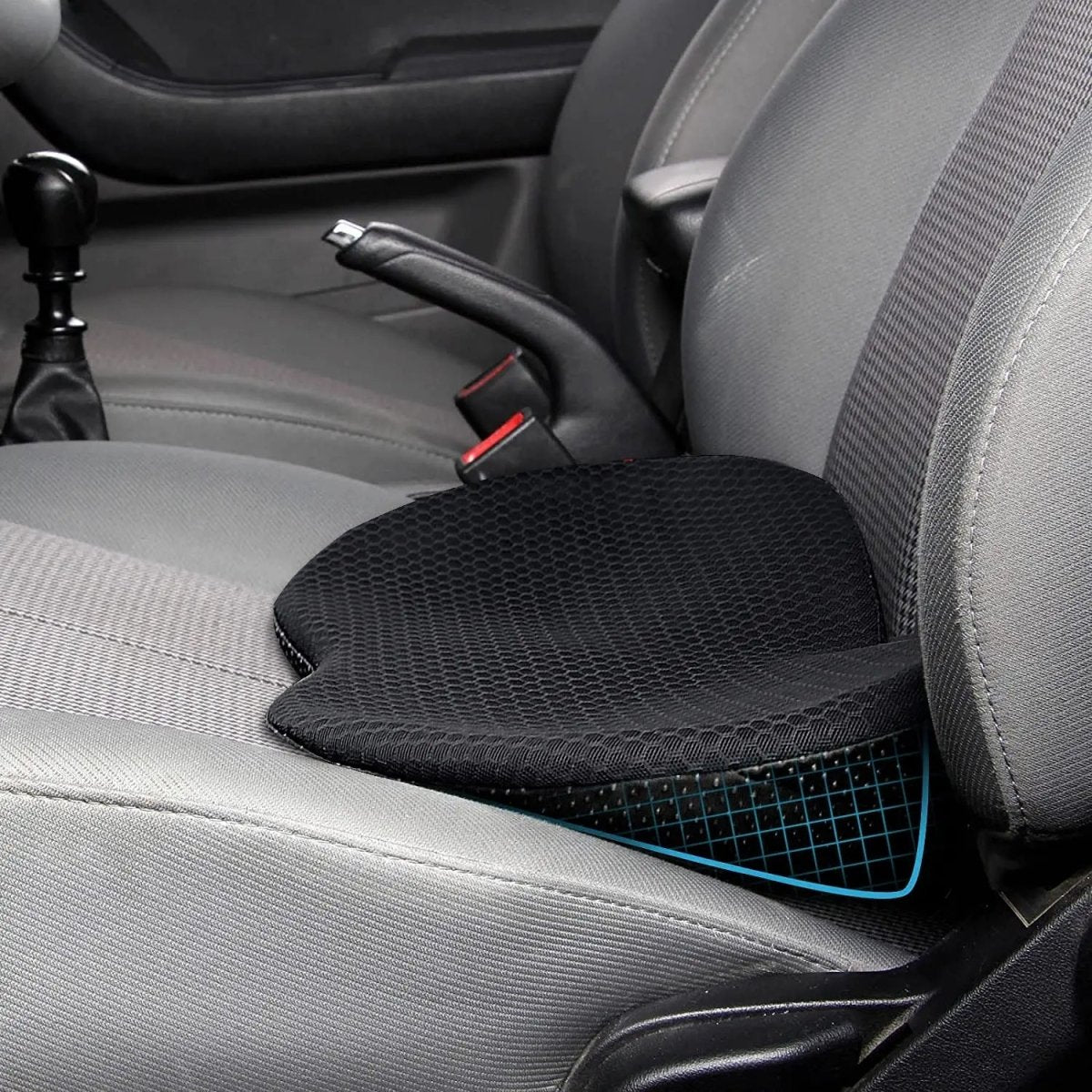 NERVOLIFT – Cojín de asiento de espuma viscoelástica para alivio ciático y soporte postural