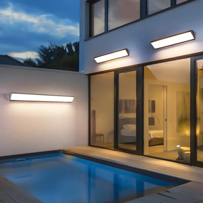 EXOWALL – Aplique LED resistente a la intemperie para iluminación exterior