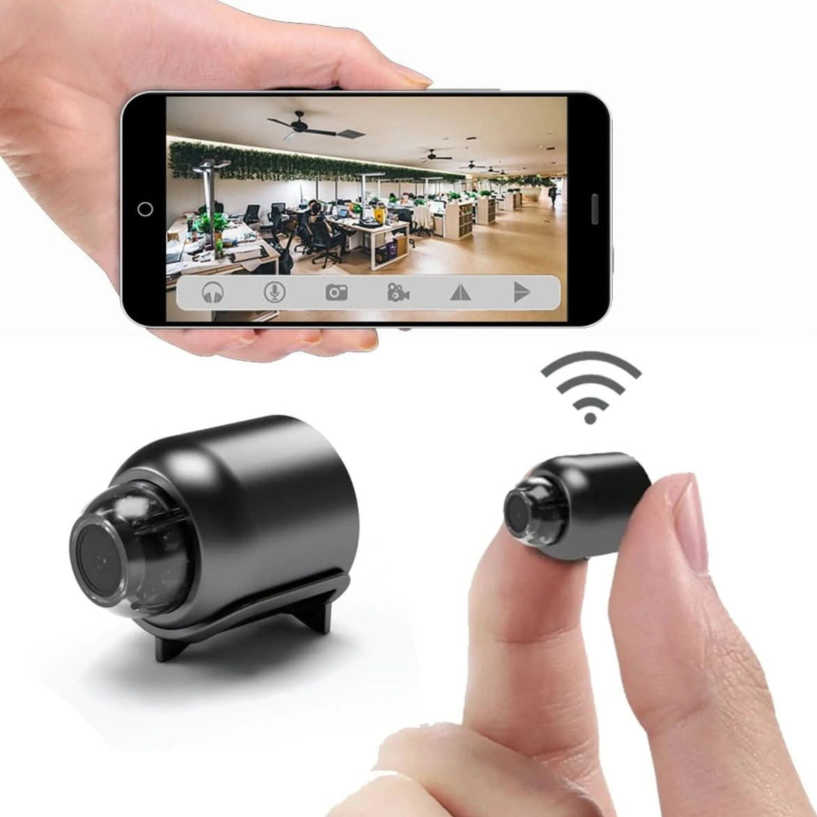 SAFEVISION - Cámara de Seguridad Exterior Inteligente con Visión Nocturna