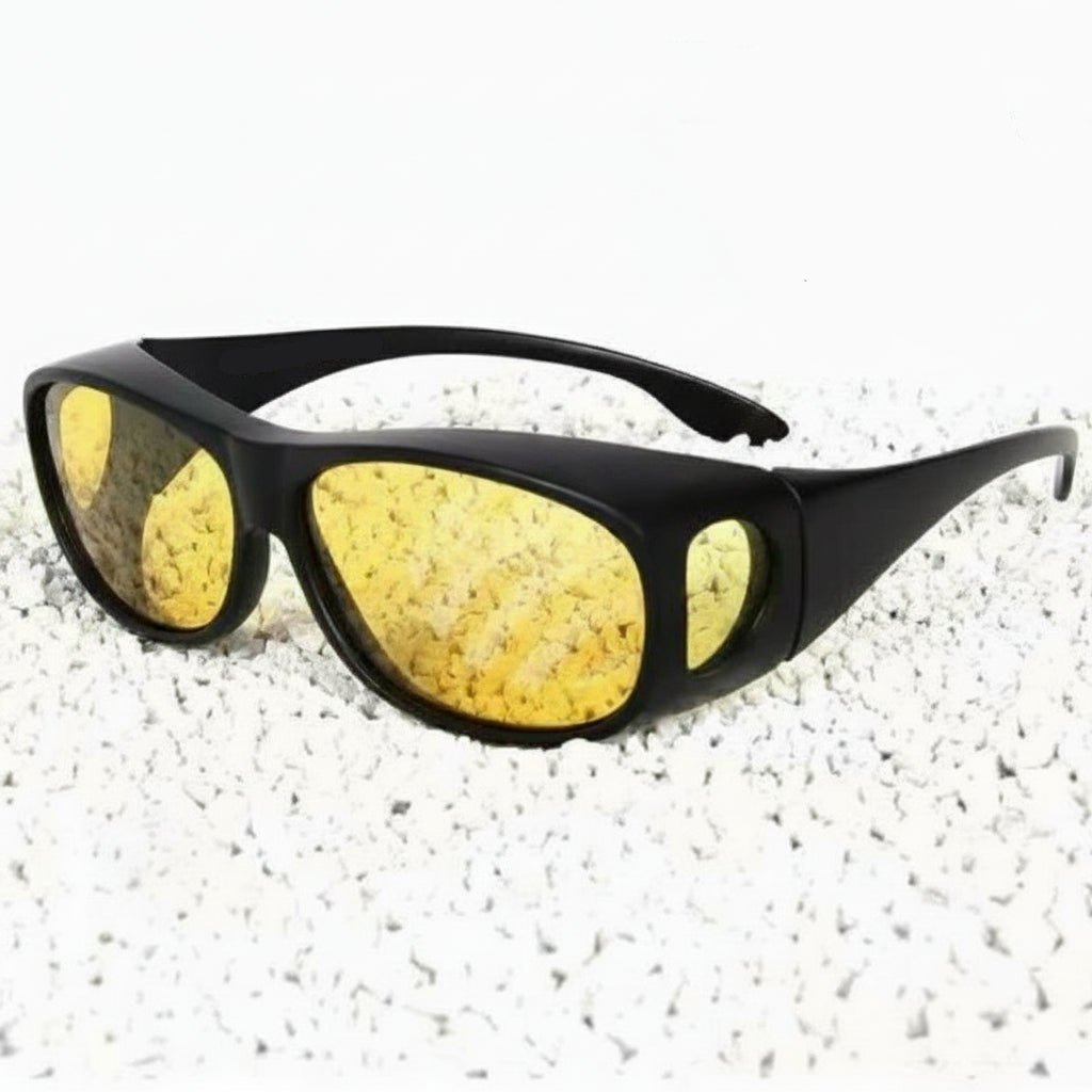CLARIVUE – Gafas nocturnas con lentes HD y protección contra deslumbramiento para una conducción segura de noche
